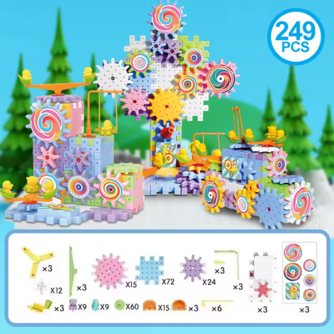 Interactive Gear Building Set