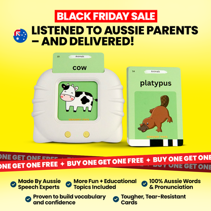 Aussiekidsplay - Australian Accent Audible Flashcard Device