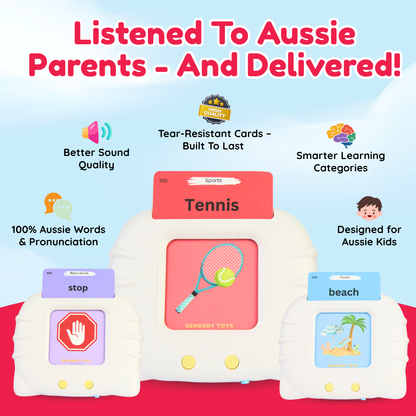 Aussiekidsplay - Australian Accent Audible Flashcard Device